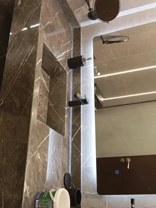 Bathroom vanity and mirror installation Dubai